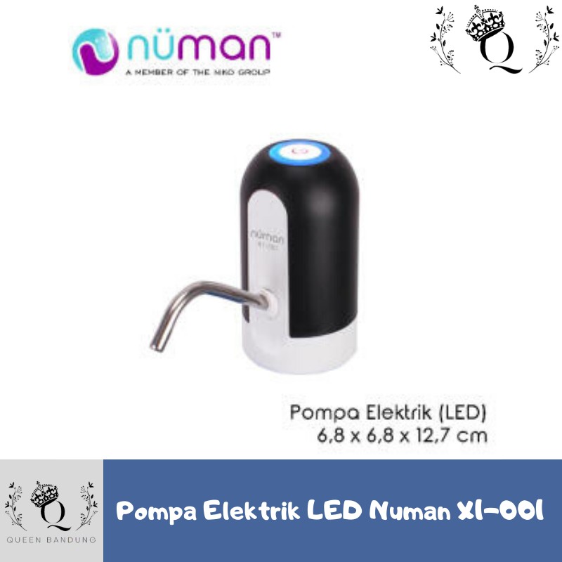 Pompa Air Galon LED Elektrik Numan X1-001 USB Charger Water Pump