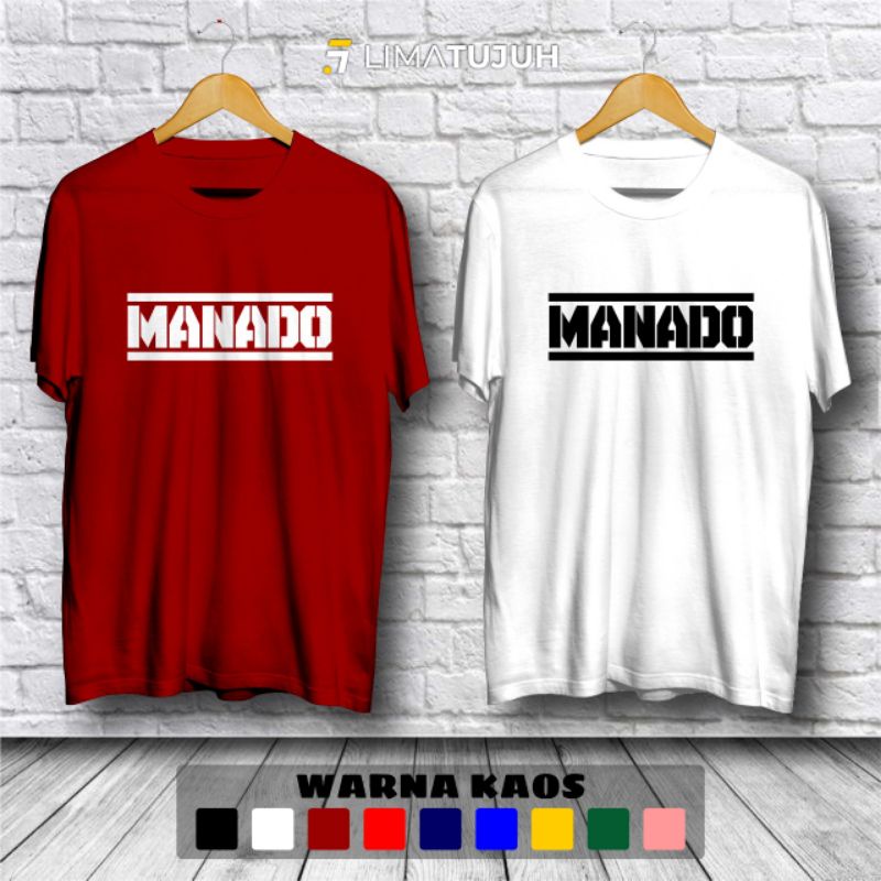 Kaos Baju Manado Kaos Orang Manado Kaos Distro - High Quality