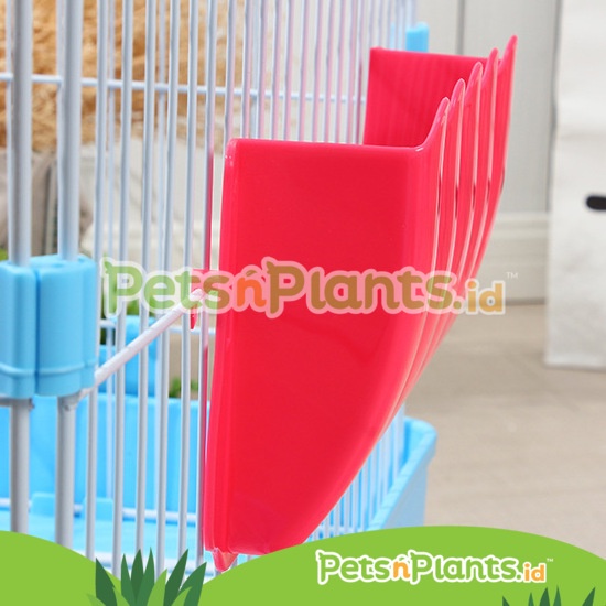 Tempat Rumput Kelinci - Bunny Hay Rack - Plastik Ekonomis Gantung Luar