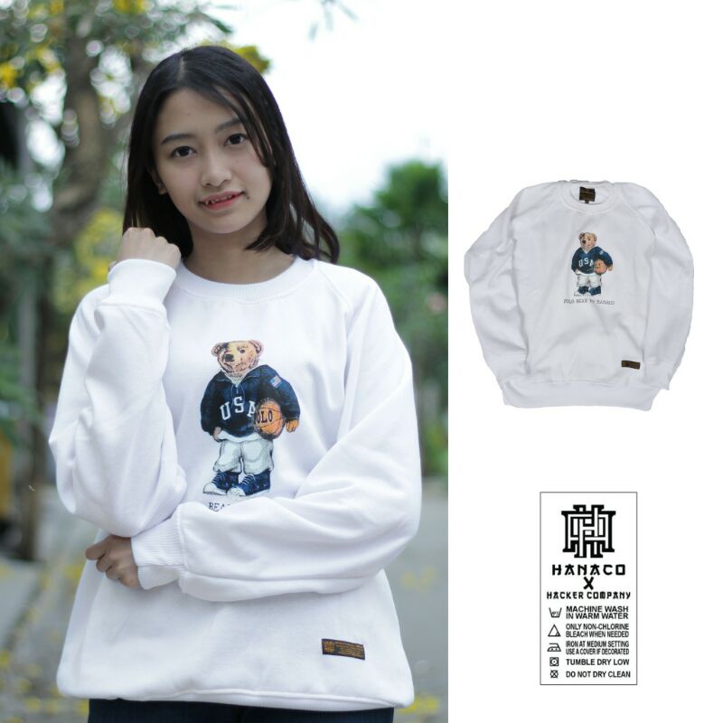 SWEATER CREWNECK POLO BEAR/CREWNECK ANIMANASI/CREWNECK DISTRO/CREWNECK ORIGINAL PREMIUM UNISEX/CREWN