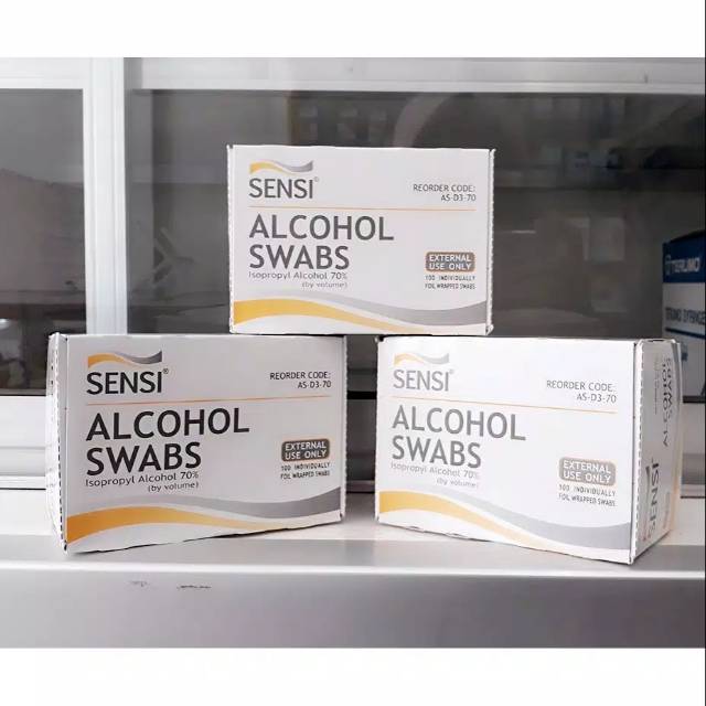 Alcohol swabs sensi