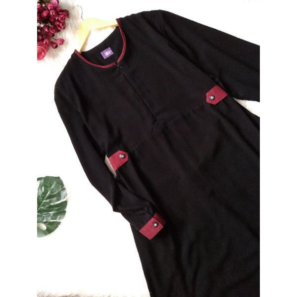 Jubah Jetblack Akhwat