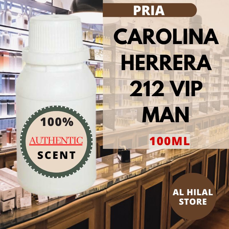 BIBIT PARFUM 212 VlP men 100ml TANPA ALKOHOL MINYAK WANGI BIANG FARFUM KUALITAS PREMIUM parfume