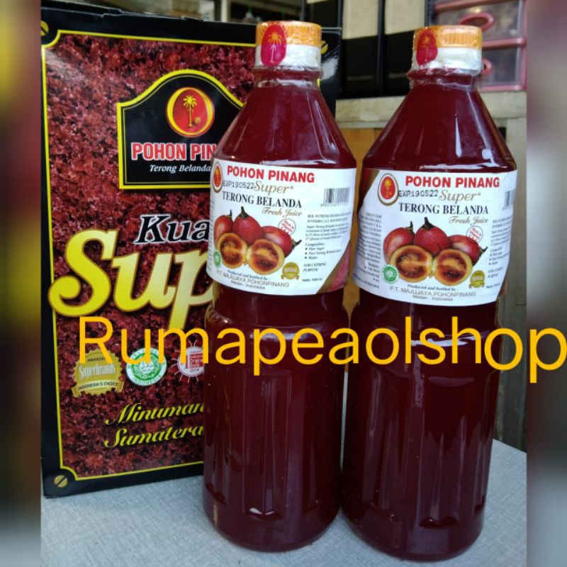 

sirup pohon pinang terong belanda super 2x1000 2 botol