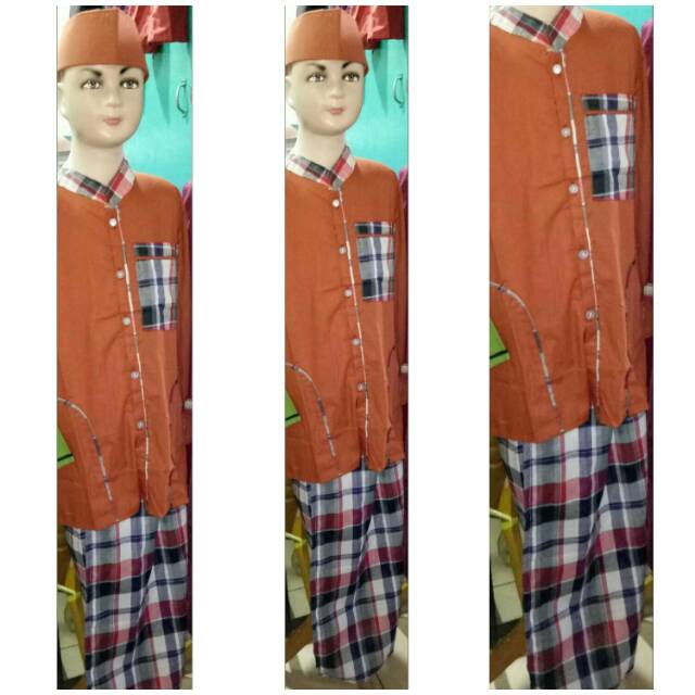 SARKOCI (SARUNG KOKO PECI) BAJU KOKO / BAJU MUSLIM / BAJU MUSLIM ANAK / KOKO / BAJU ANAK