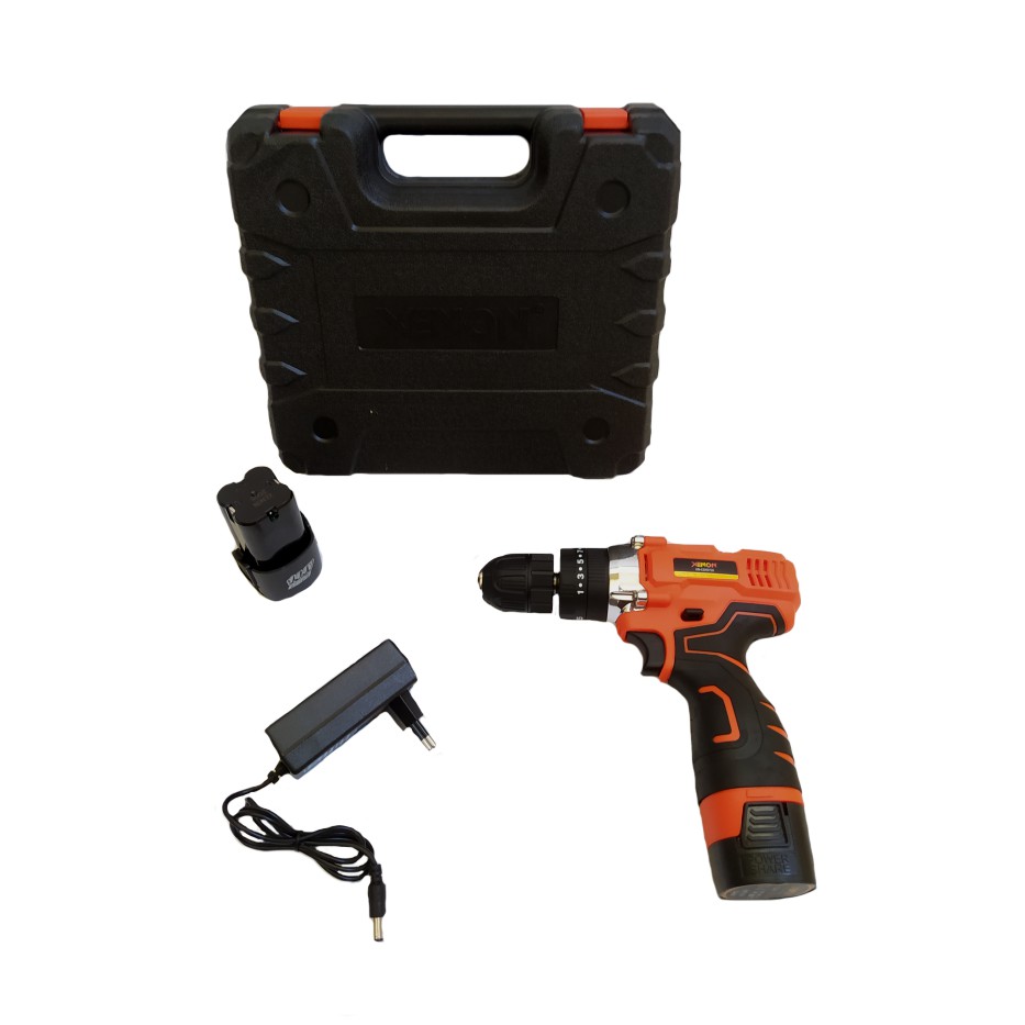 XENON Mesin Cordless CDID700 MESIN BOR BETON CAS 2 BATERAI CORDLESS IMPACT DRILL 14.4 V 14.4V