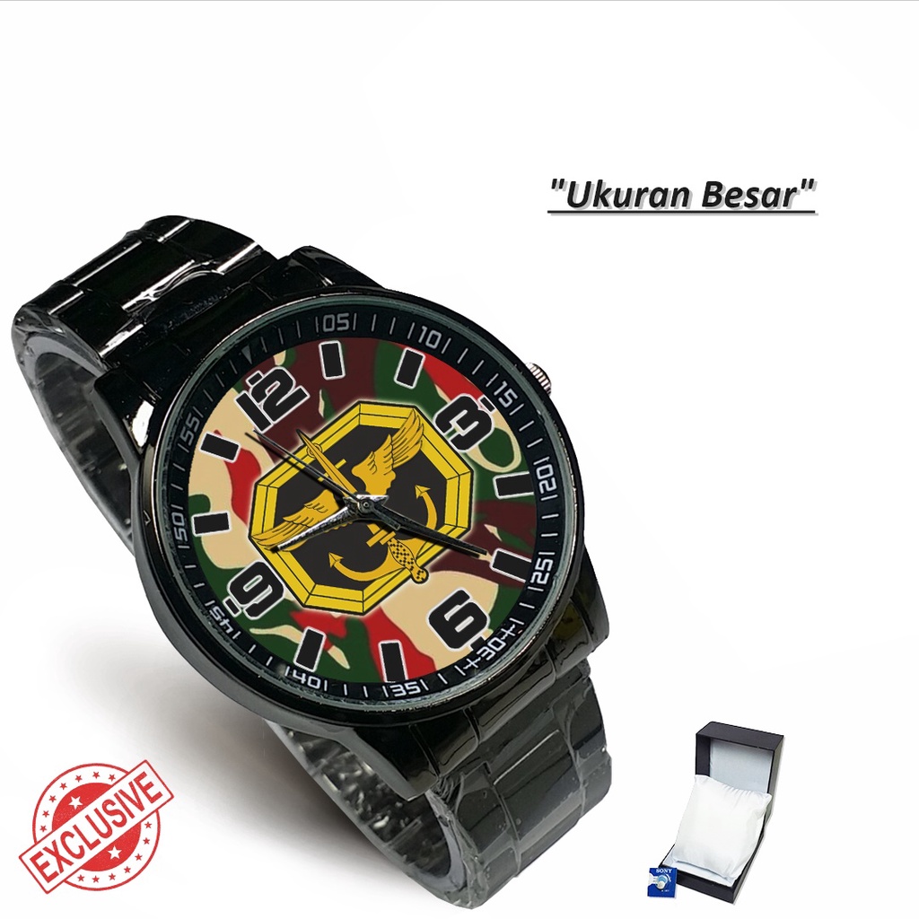 Jam Tangan Rantai Couple TNI KOPASSUS - 1 (Limited Edition)