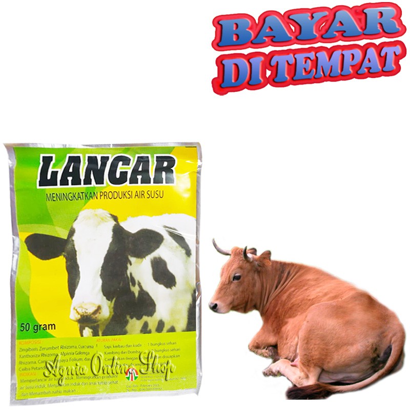 Vitamin Penambah Air Susu Sapi Kambing LANCAR Pelancar ASI Hewan Perah