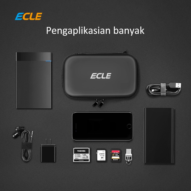 ECLE Storage Bag Tas Aksesoris Gadget Serbaguna Portable Waterproof