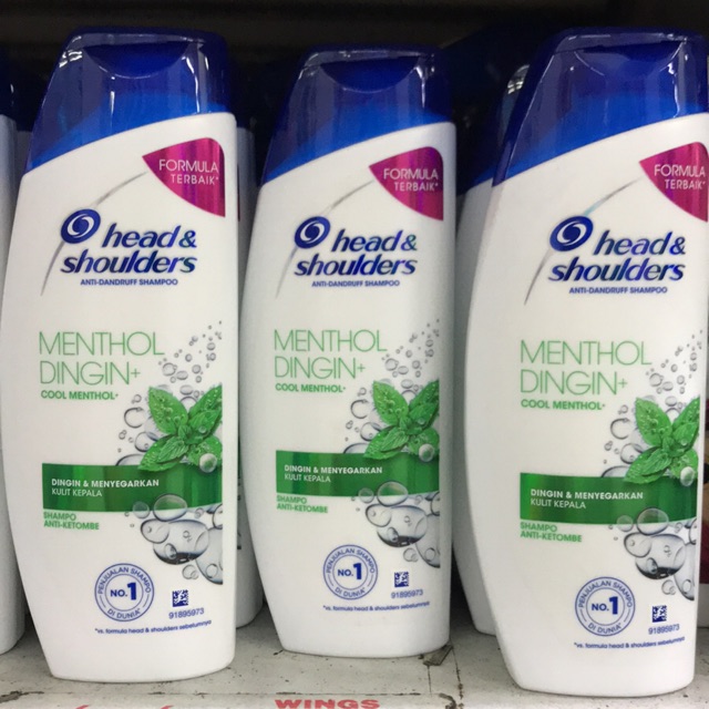 Head&amp;shoulders menthol dingin shampoo 160ml