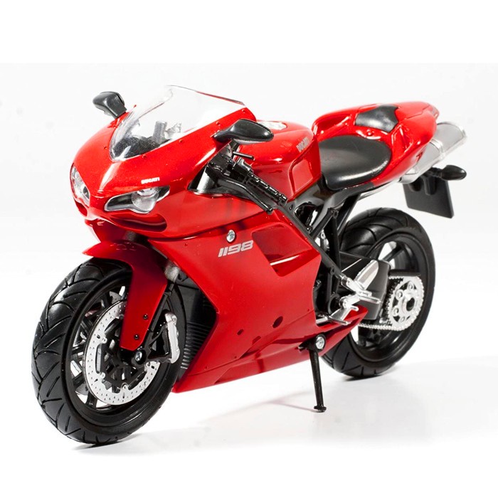Miniatur Diecast Moge Ducati Panigale 1198 Skala 1:12