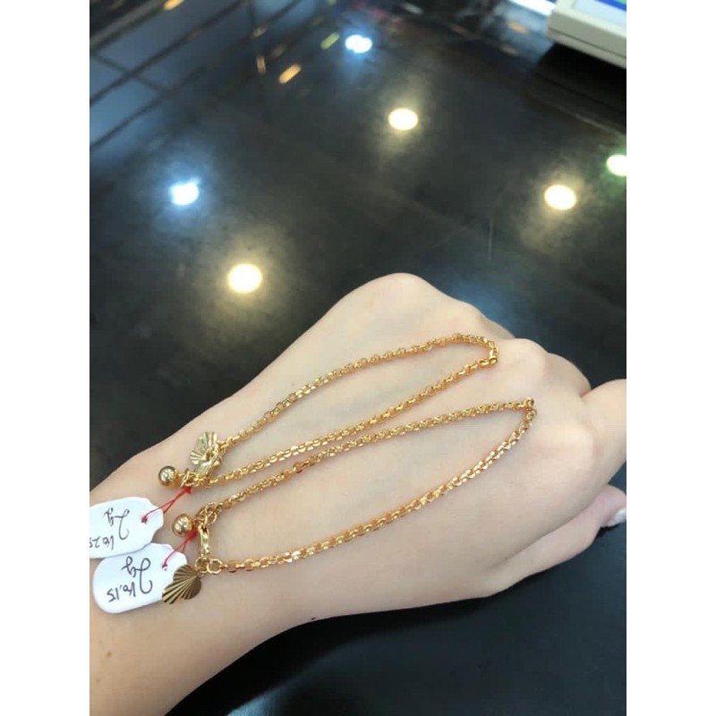 Gelang fancy nori emas kadar 420