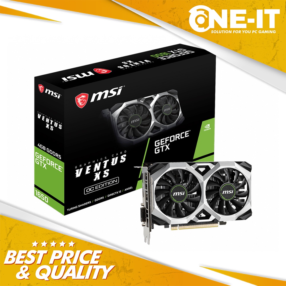 VGA MSI GTX 1650 VENTUS XS 4G OC