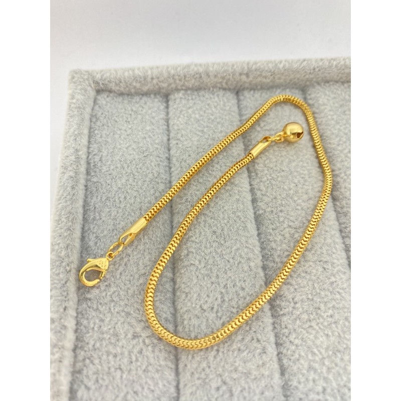 Gelang kaki milano gold xuping original lapis emas gold N075902