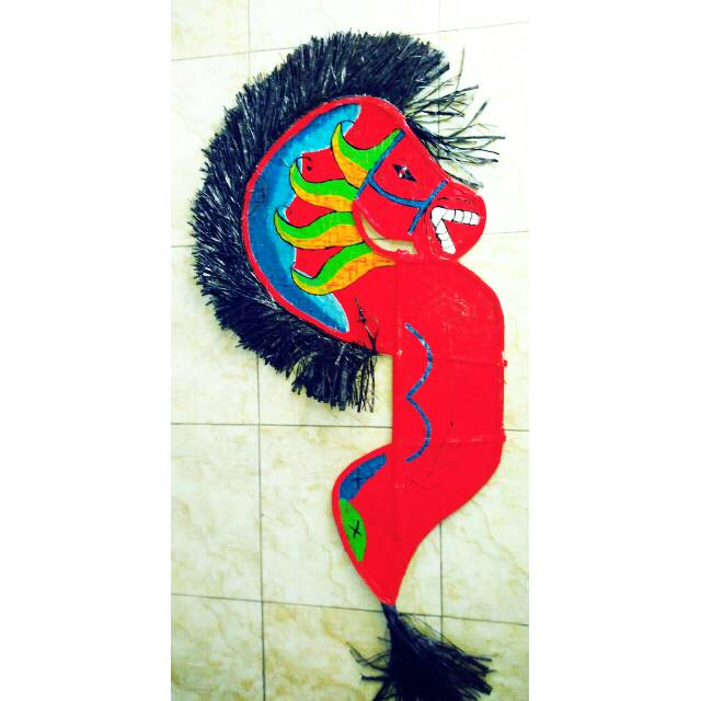 Kuda lumping smp 120 cm jaranan besar kuda dewasa jagilan tanpa cambuk tari / pecut tari