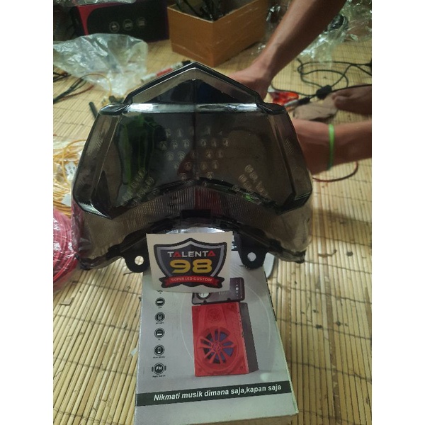 lampu rem running vario LED OLD 13 mode