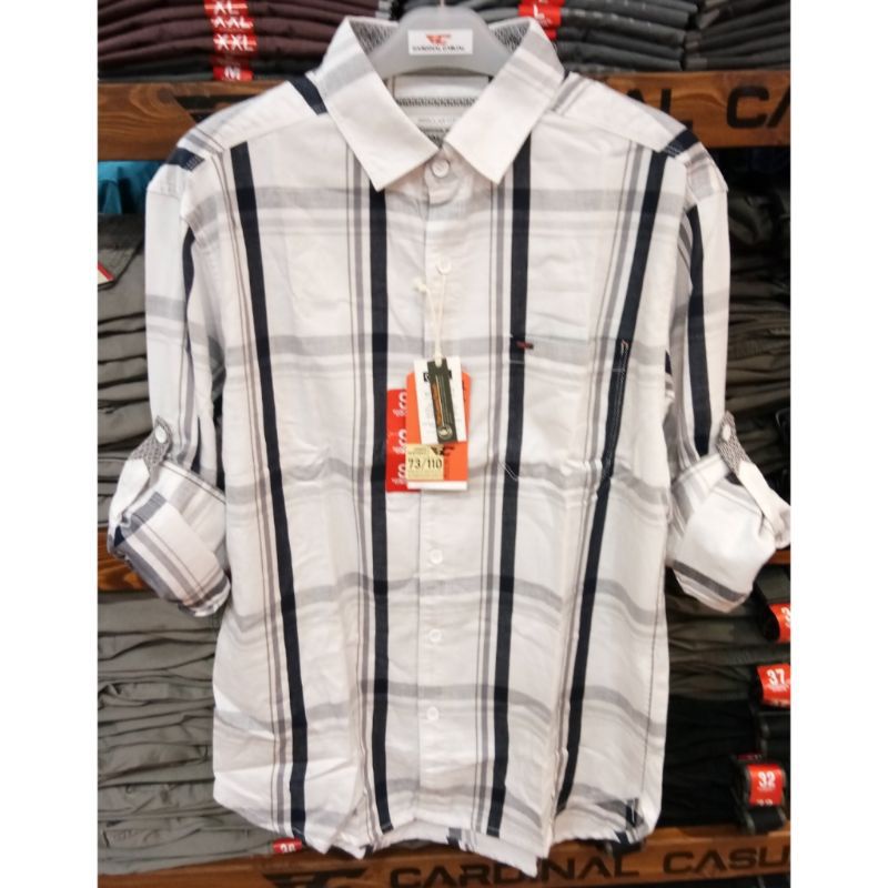 Kemeja Cardinal Casual Original Mens EAKAR01162J 08A Kemeja Lengan Panjang