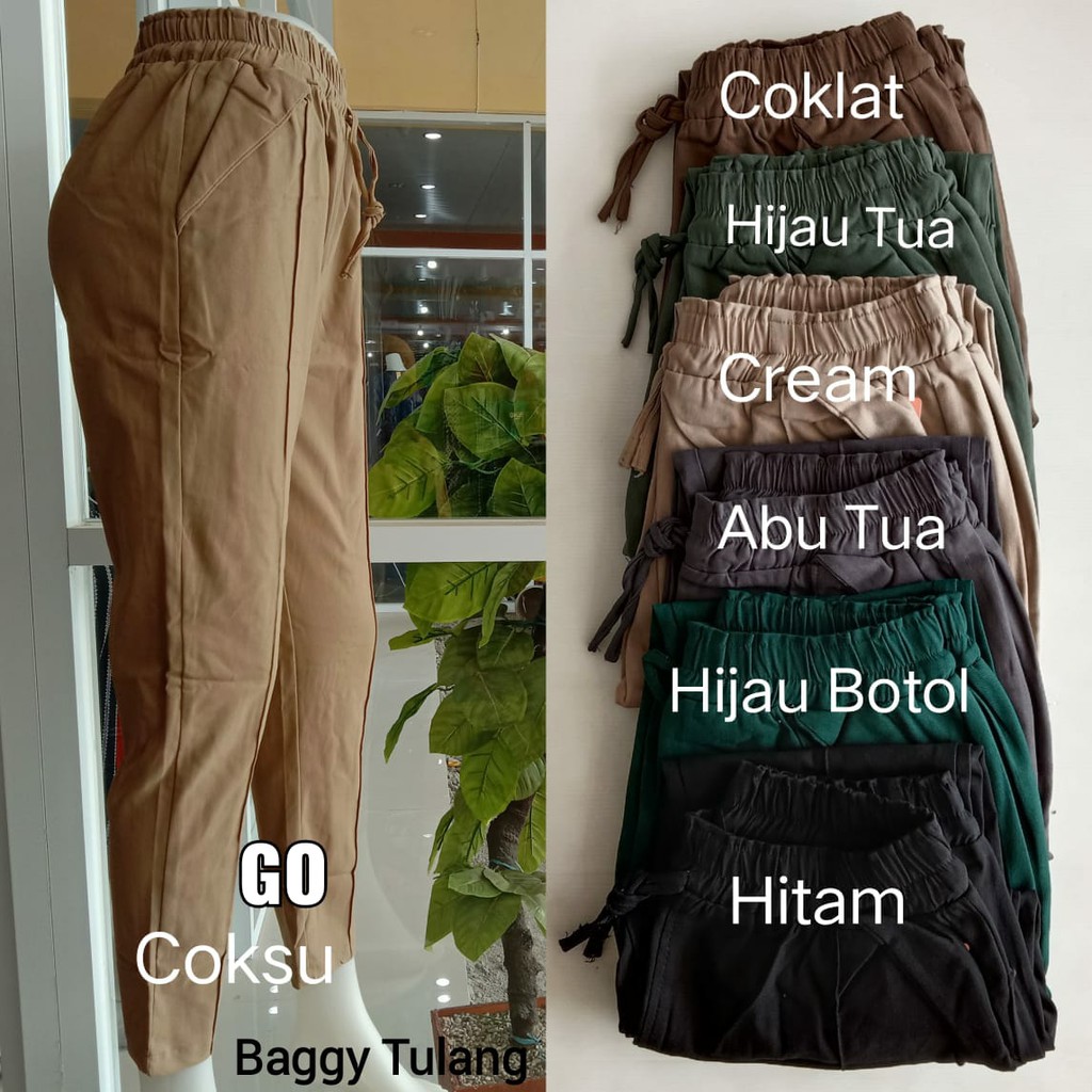 gof S.ME Celana Panjang Wanita Celana Wanita Bawahan Wanita Celana Cewek