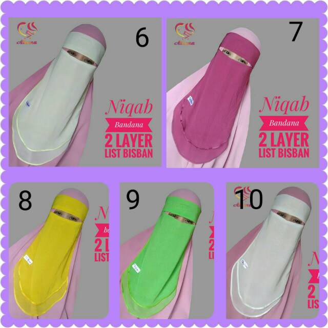 CADAR BANDANA SIFON SILKY LIST BISBAN