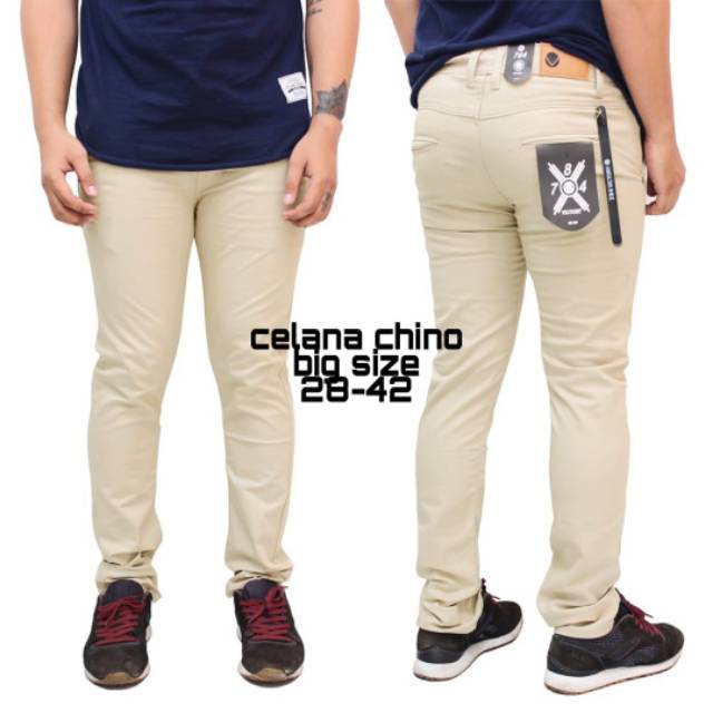 AIRBLACK DENIM TERLARIS / 784 VICTORY Celana chino pria panjang skinny semi slimfit cowo / cowok /