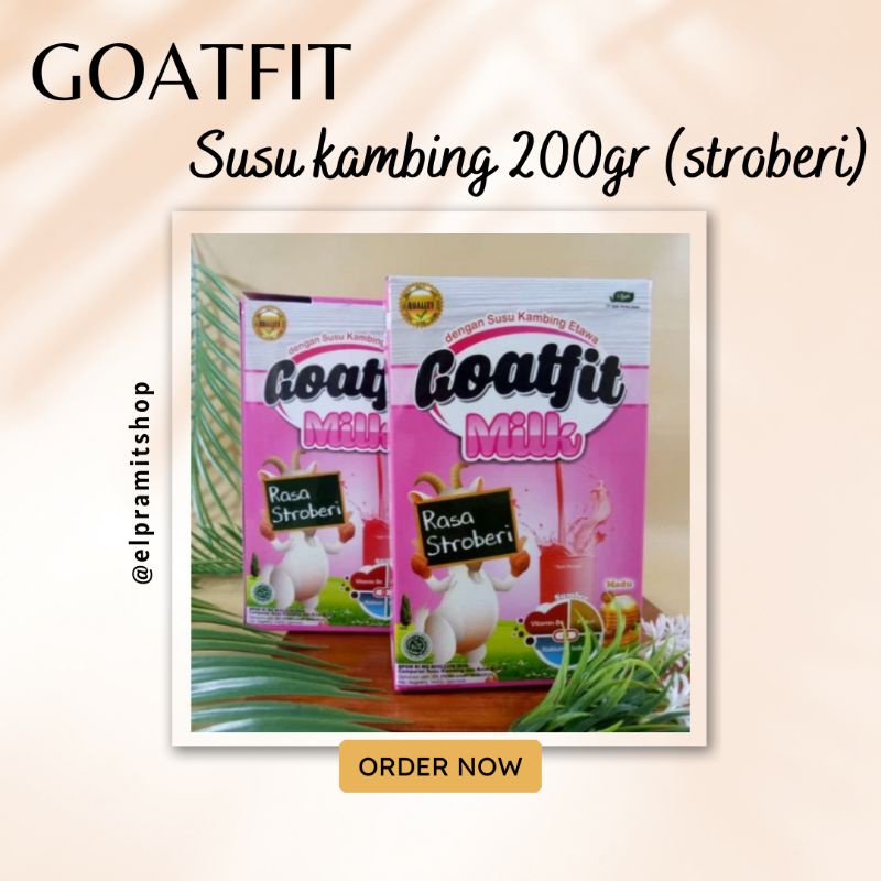 

SUSU KAMBING GOATFIT STROBERI