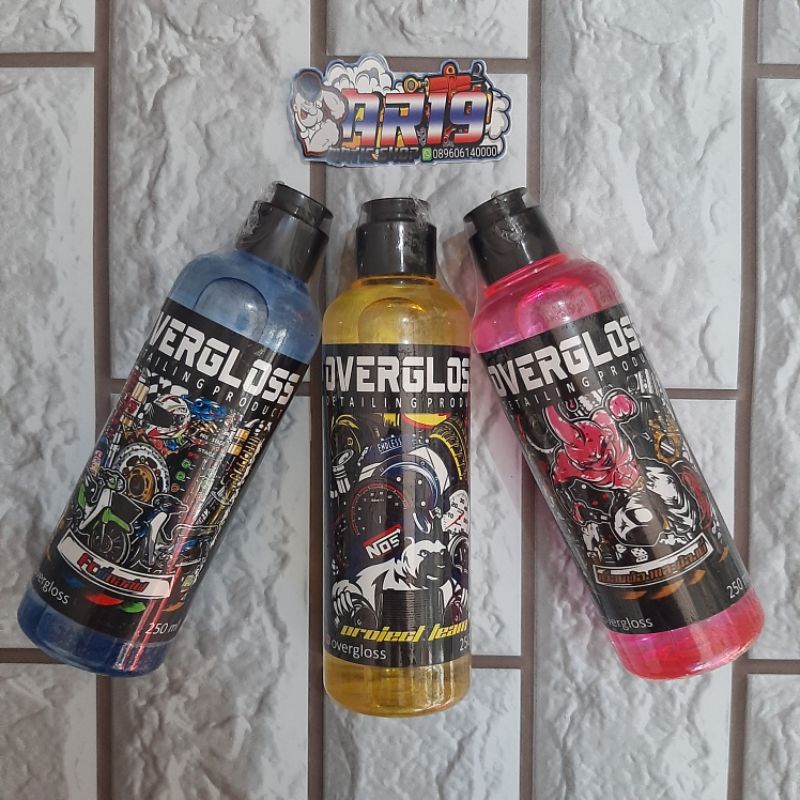 OVERGLOSS PREMIUM SILICONE DETAILING PRODUCT PENGKILAP BODY HALUS & KASAR