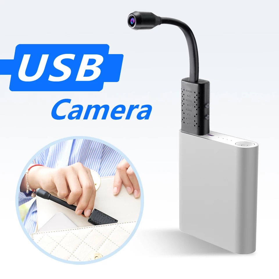 Smart Mini Camera V380 Wifi USB IP Camera - Spy Camera USB Flexible