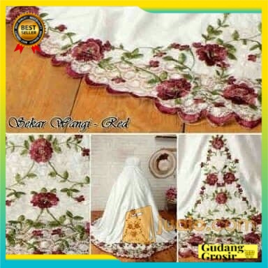 [COD] Mukena dewasa terbaru 2021 Mukena dewasa putih Mukenah wanita sutra Mukena sekar wangi