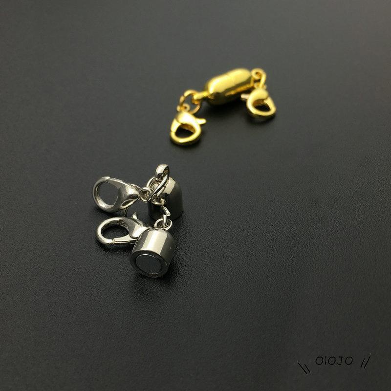 Gesper Magnet Bentuk Oval Untuk Membuat Perhiasan Kalung / Gelang DIY - ol2