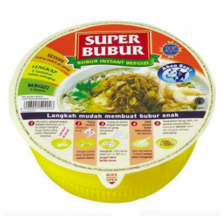 

SUPER BUBUR ABON SAPI CUP 67 GRAM