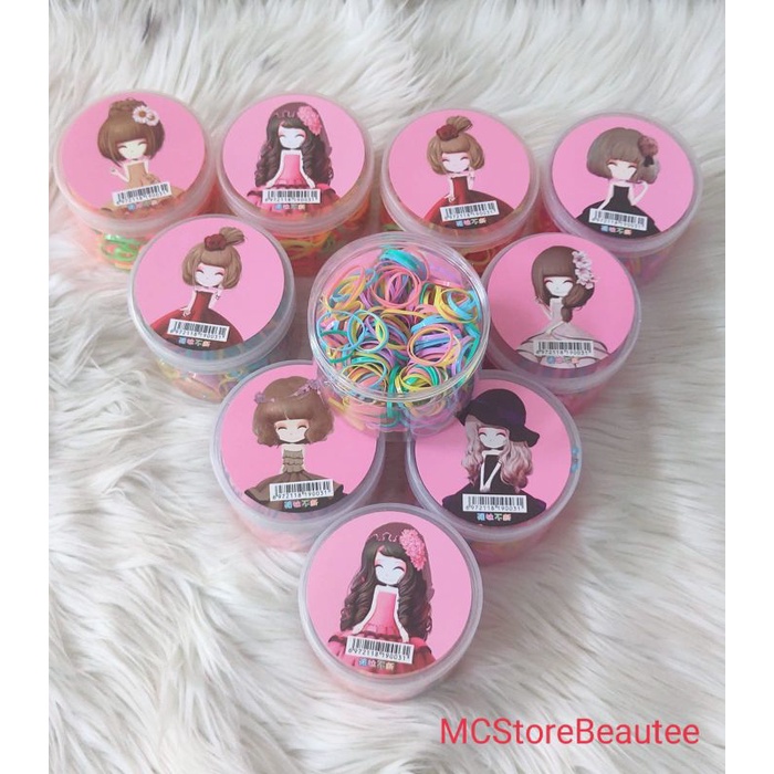 KARET JEPANG BOX/IKAT RAMBUT WANITA RANDOM/KARET RAMBUT