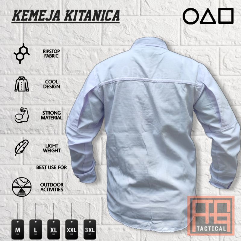 Kemeja Semi Parka / Kemeja Tactical Kitanica / Kemeja Outdoor / Kemeja Lapangan