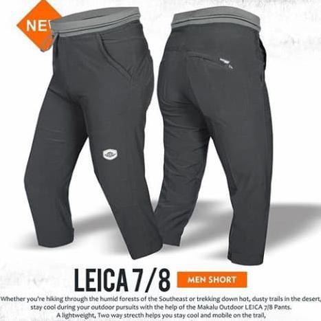 Best Quality celana gunung bagus cargo☀ Celana Gunung Makalu Outdoor - Leica 7/8 - Hitam