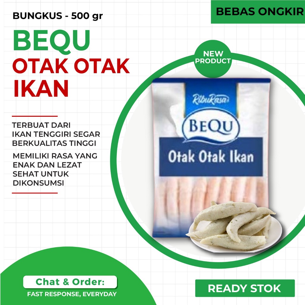 BEQU Otak-Otak Ikan 500Gr