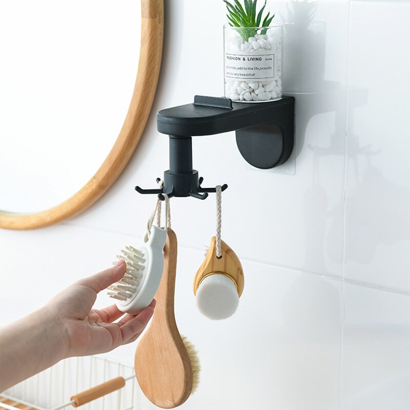 Gantungan Peralatan Dapur Hook 6 Kaki Putar 360 derajat Gantungan kamar mandi peralatan masak-3