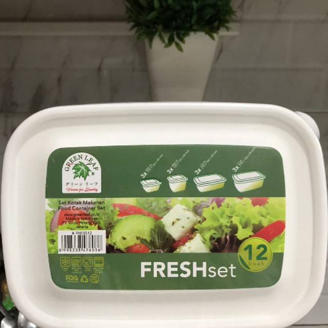 Green leaf Food Container