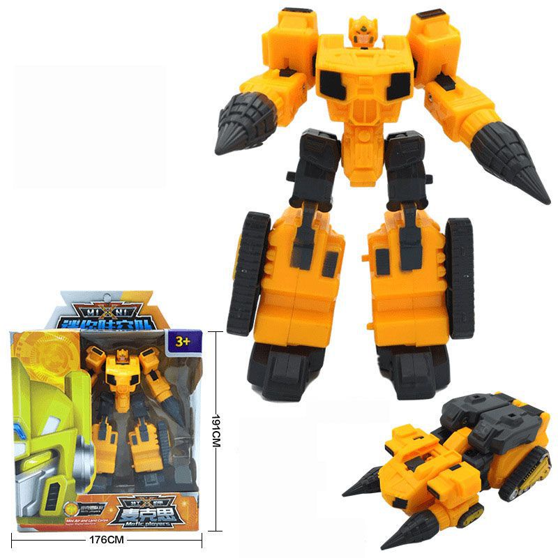 27CM  Mainan Miniforce X Lucybot Lucy Bot Ranger 5 Styles Transformer Machine Car Figure Toy