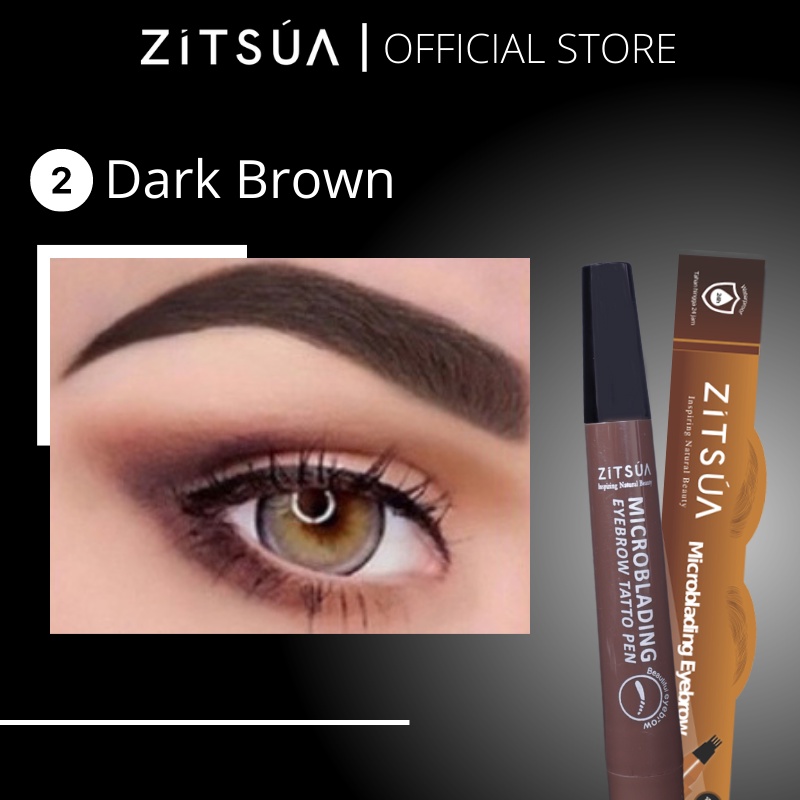 ZITSUA Korean Eyebrow 4-Tip Waterproof-Pensil Alis Microblading