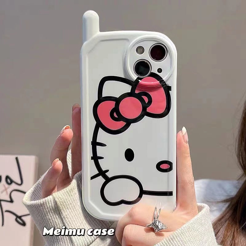 Soft case TPU Transparan Shockproof Motif Kartun Hello Kitty Untuk iphone 13 12 11 Pro Max XS XR 8plus 12pro12pro Max 7 8 Plus X XS XR XSMAX