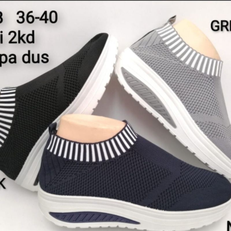 Sepatu belbe sneakers import wanita