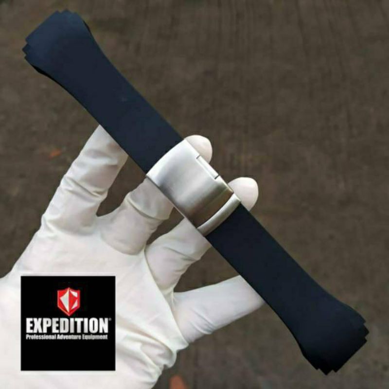 STRAP TALI JAM TANGAN EXPEDITION E 6335 AIRBONE RUBBER STRAP TALI JAM EXPEDITION E6335 AIRBONE