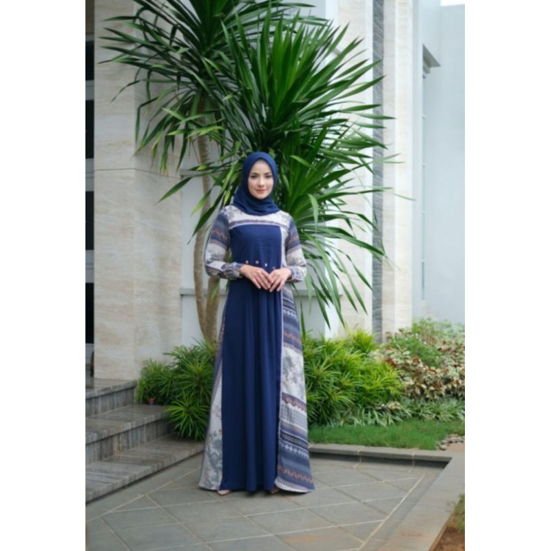 Silvia Dress by Javina Official Navy L