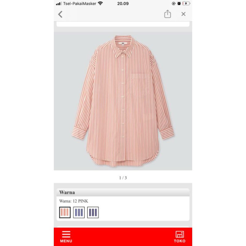 Kemeja Wanita Uniqlo Original