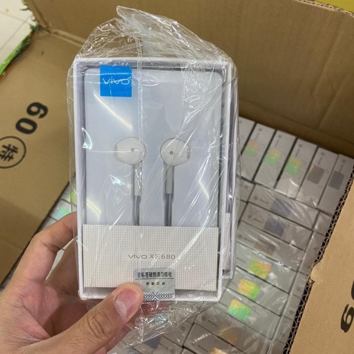 Headset VIVO+VARIASI PACK Original Hifi Handsfree Earphone Vivo With Mic XE160 /  XE680 X50 PRO Y30 Y50 Y11