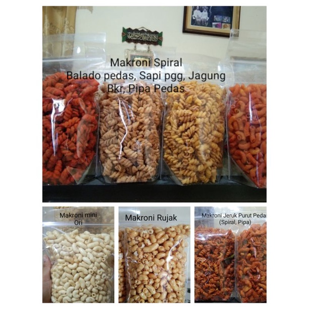 

Makroni Pedaass Ndowerr kemasan 250gr