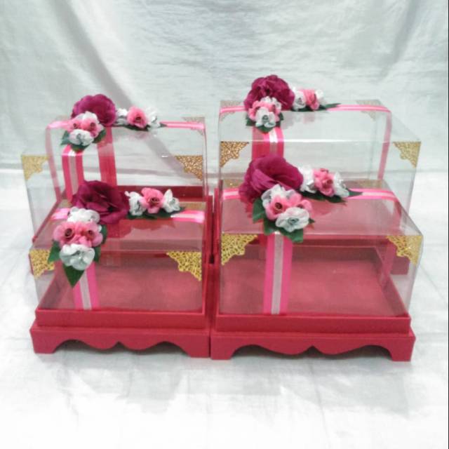 Kotak seserahan/set 4 kotak