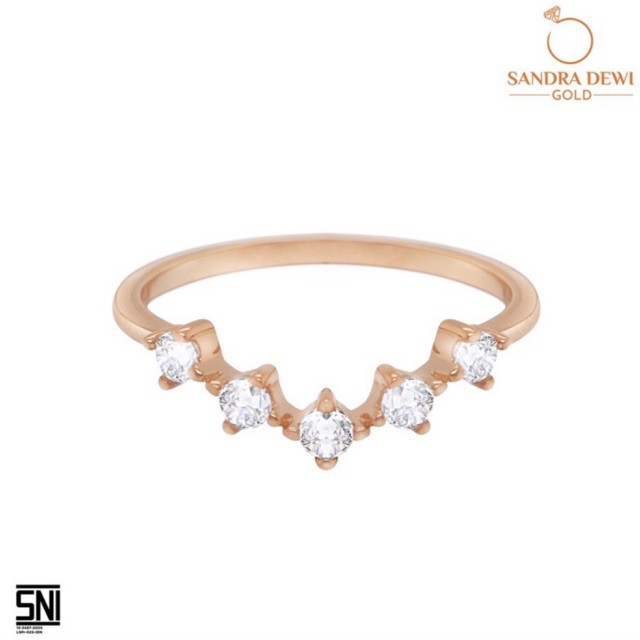 Cincin Emas Sandra Dewi Gold K - Style 75.5 SNI RI190642