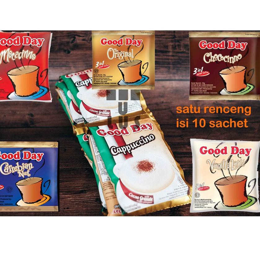 

READY STOCK!!!! Good day mochacino, carebean, Original Pillow pack @ 50 Sachet