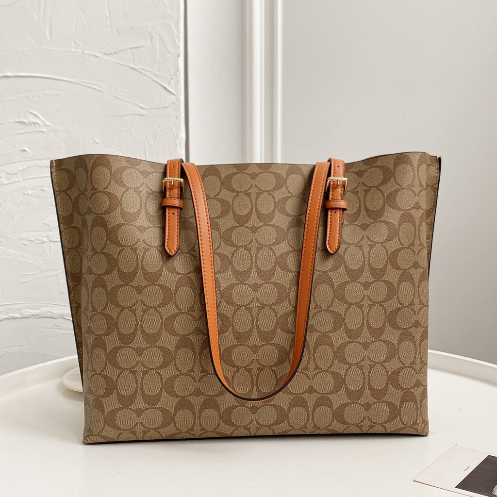 [Instant/Same Day]1665 coach Mollie Tote Women Shoulder Bag Handbag shopping bag  gwd