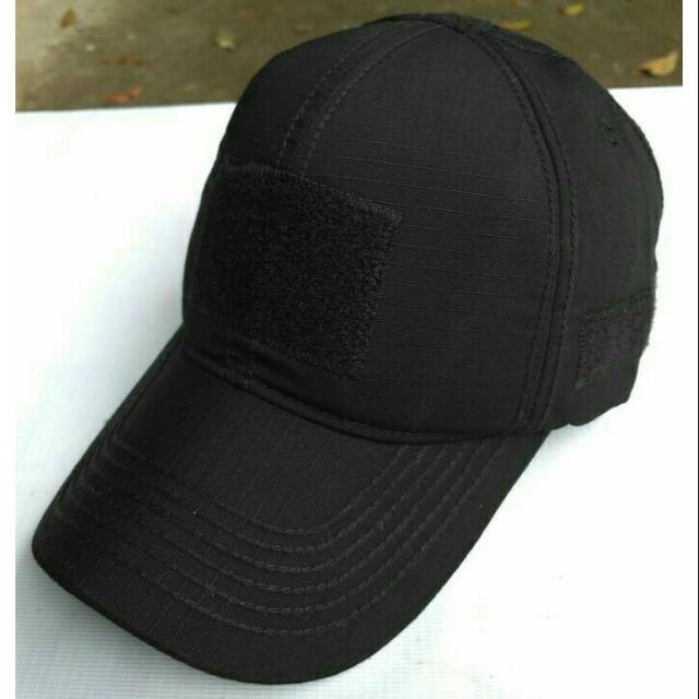 Terlaris TOPI VELCRO HITAM